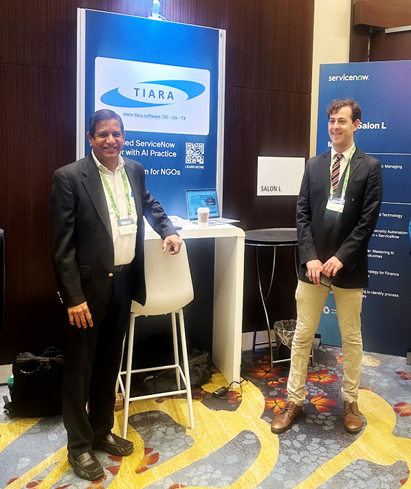 Tiara Software at ServiceNow Summit Washington DC